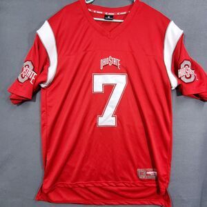 Ohio State Buckeyes Jersey Mens XL Red #7 Colosseum Football NCAA Fan Gear